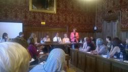 14-Jun-10 annette brook mp at westminster campaign day