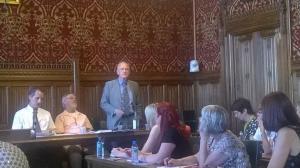 14-Jun-10 barry sheerman mp at westminster campaign day