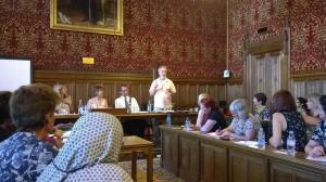 14-Jun-10 prof richard house at westminster campaign day